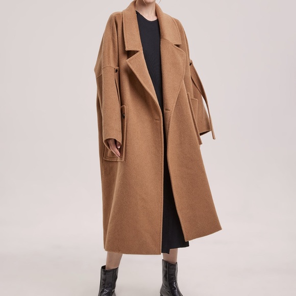 Nap Loungewear Jackets & Blazers - Nap Loungewear Merino Wool Londyn Shawl Collar Coat